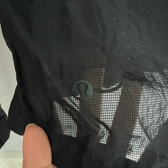 Lululemon Clear Intention Rain Jacket Black Size 6 - Picture 3 of 6